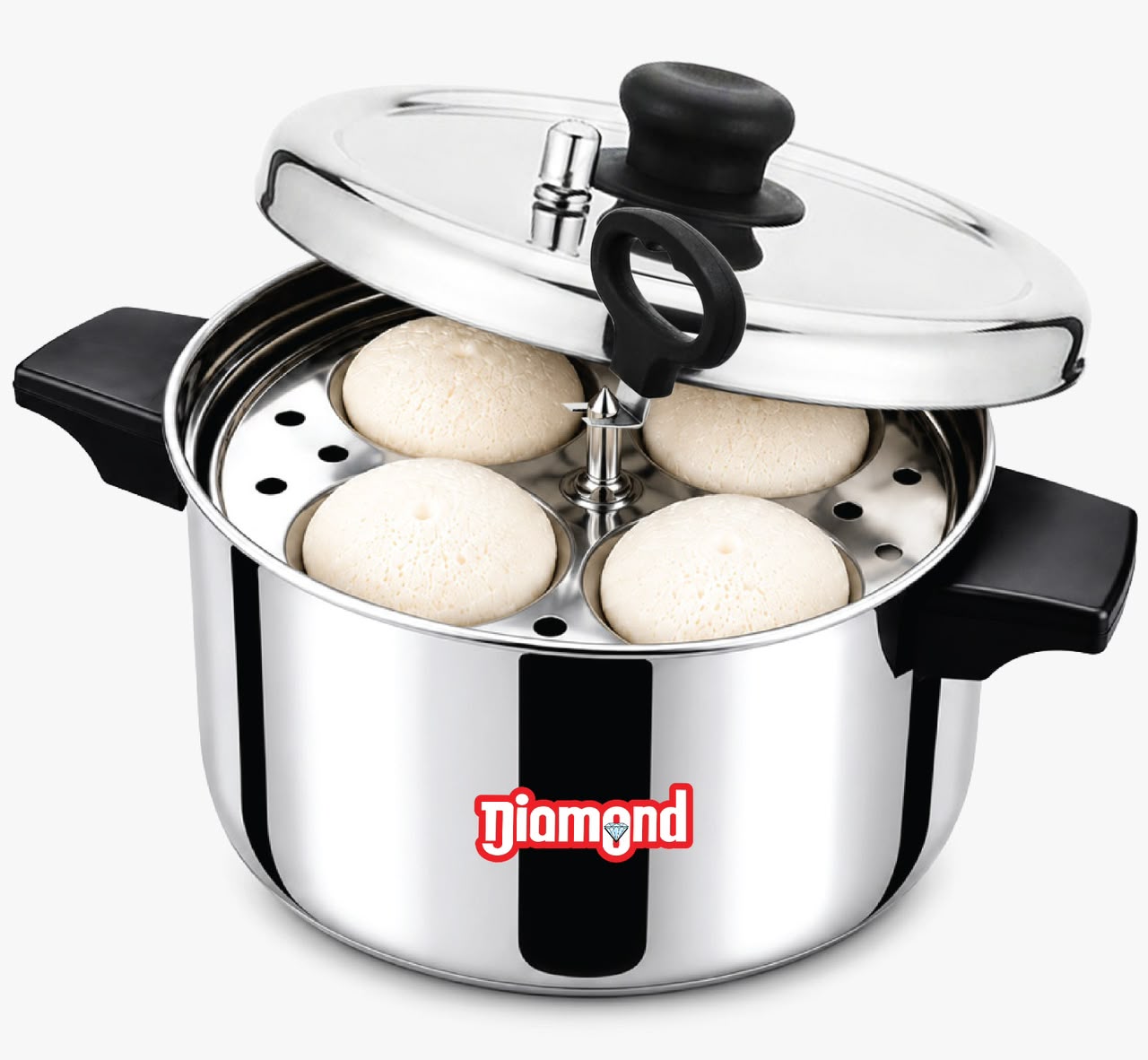 Aero Steam Sandwich Bottom Idly Cooker – 4 Plate