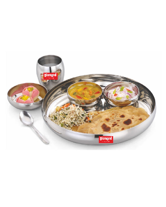 6pcs Bulging Thali Set