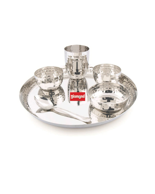 6 Pcs Hammaed Thali Set