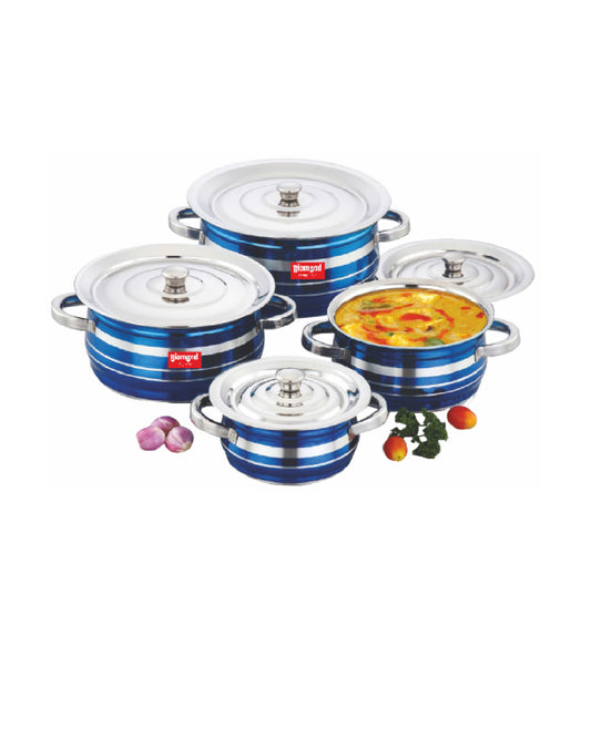 Metallic Dish 4 Pcs Set