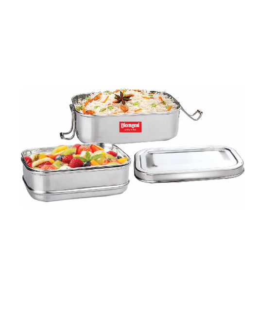 Bento Double With Plate Big